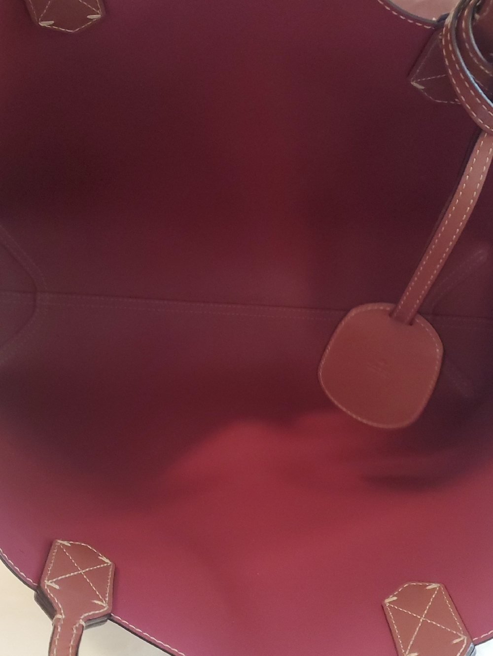 Gucci Floral GG Supreme Tote Bag in Pink Brown - Picture 5 of 13